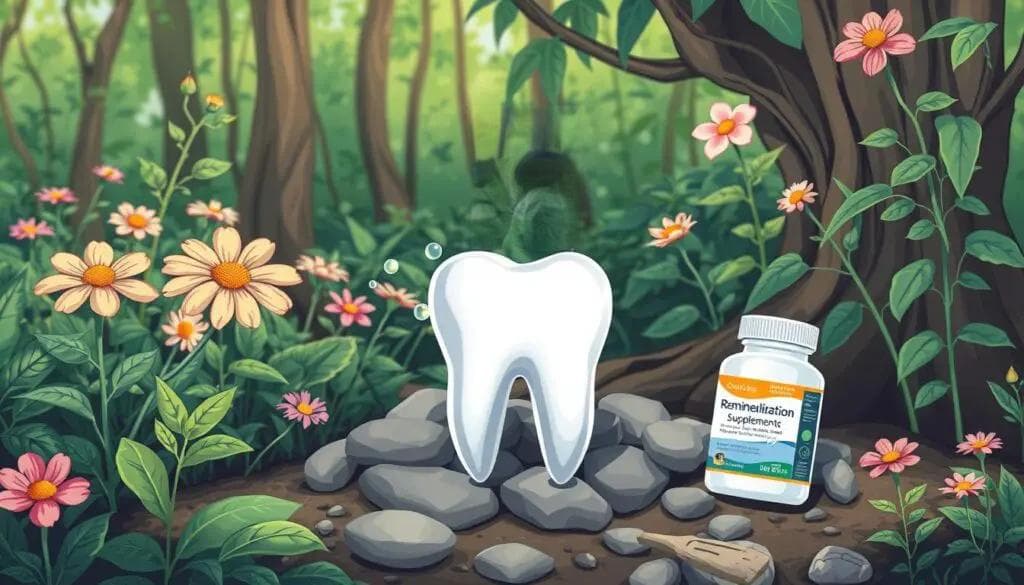 天然牙齿美白：牙釉质再矿化研究