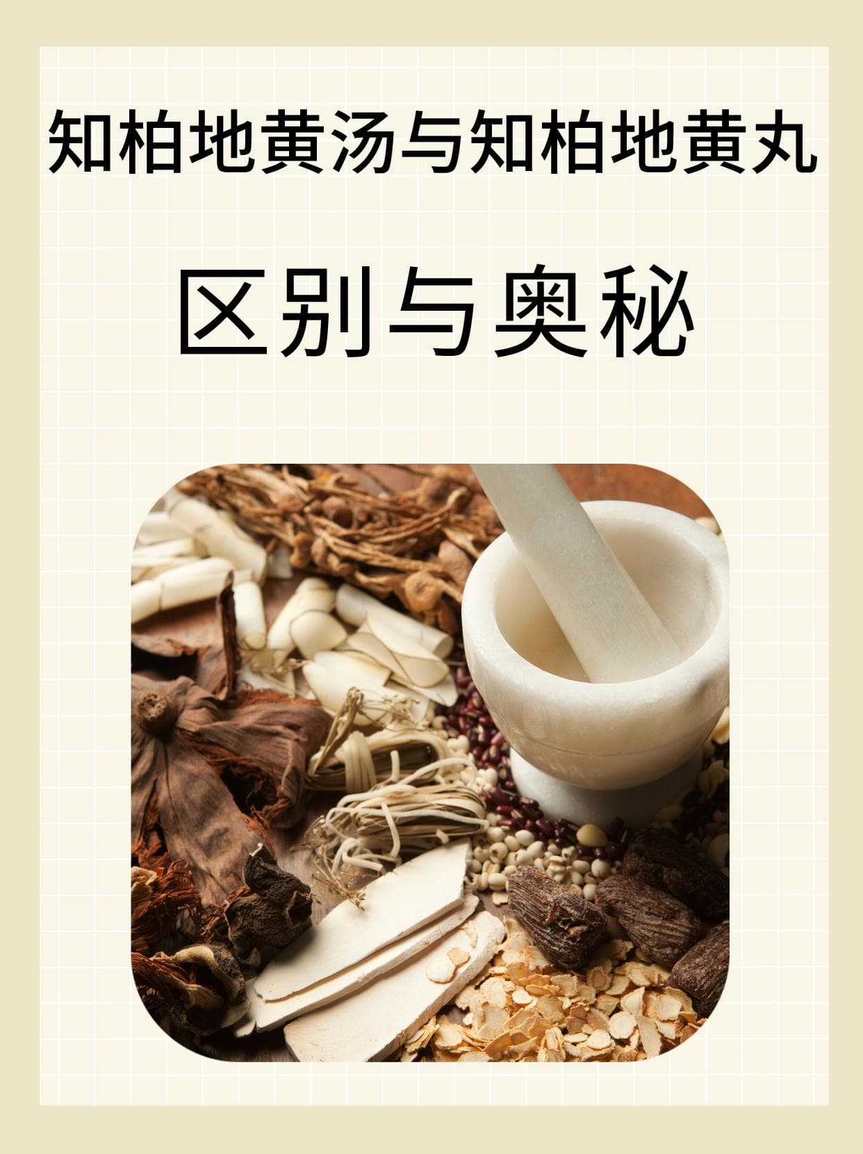 知柏地黄汤与知柏地黄丸：区别与奥秘