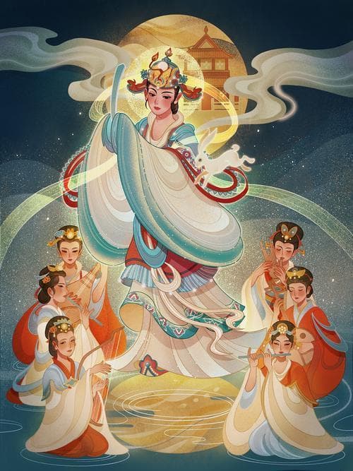 常曦望舒嫦娥：中国神话中的三代月神传奇