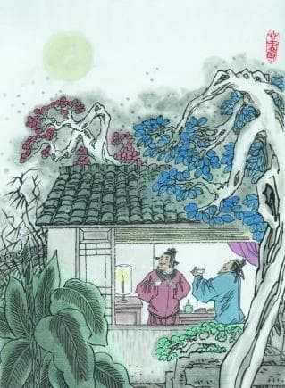 “纤云四卷天无河，清风吹空月舒波”的意思及全诗翻译赏析