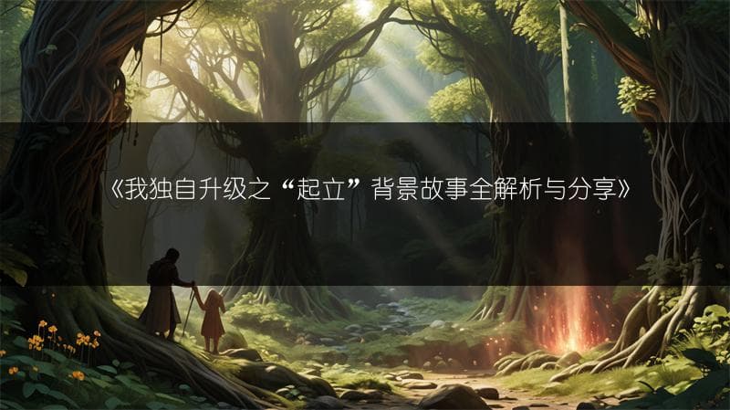 我独自升级之“起立”背景故事全解析与分享