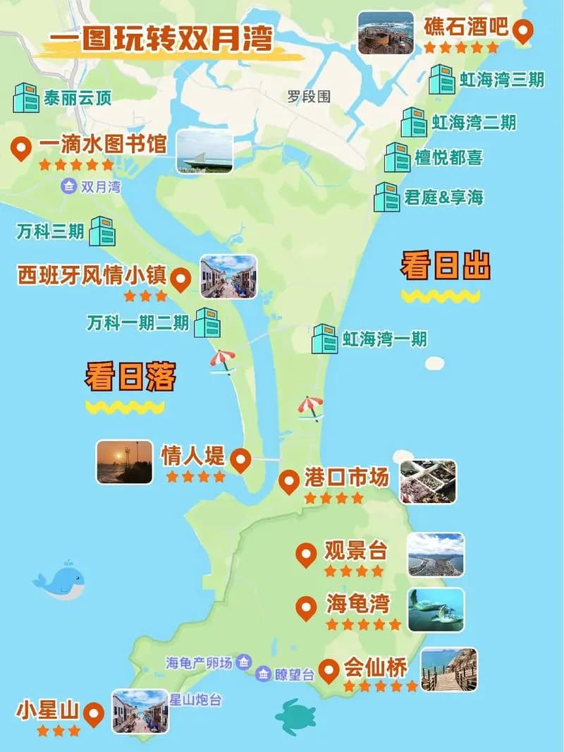 惠州双月湾一日游，轻松玩转这个海滨天堂！