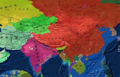 中国疆域最大的王朝 元朝总面积超过1200万平方千米