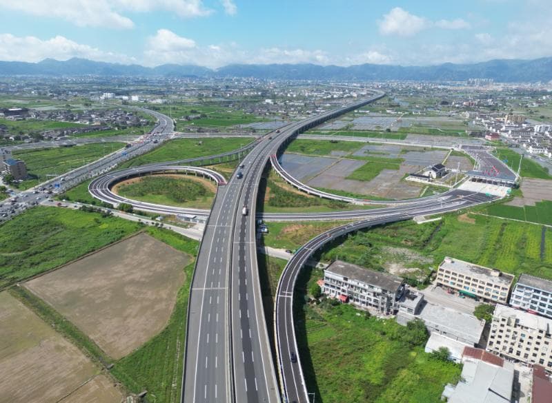 龙港南互通通车，“五周岁”的龙港市再添发展新羽翼