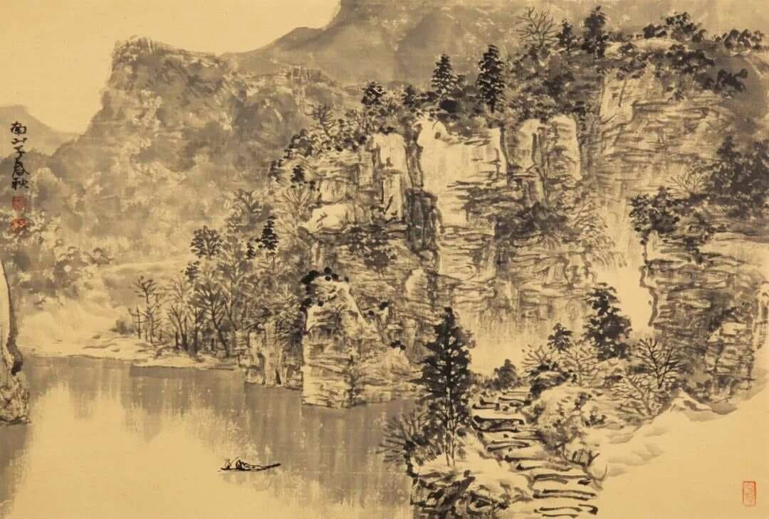 山水画写生：精心选景与巧妙取景