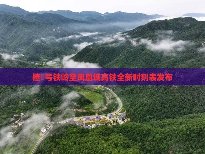 楂橀号铁岭至凤凰城高铁全新时刻表发布
