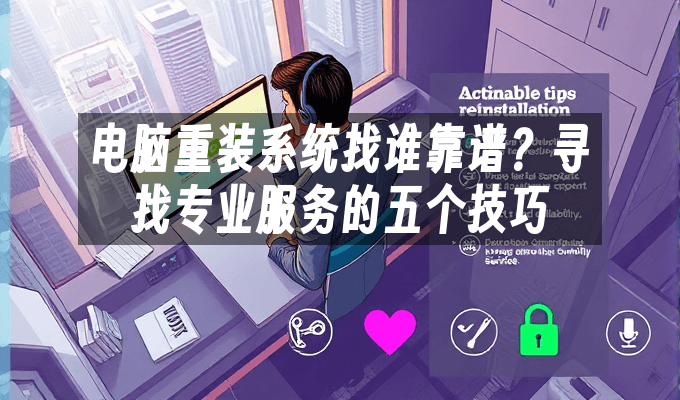 电脑重装系统找谁靠谱？寻找专业服务的五个技巧
