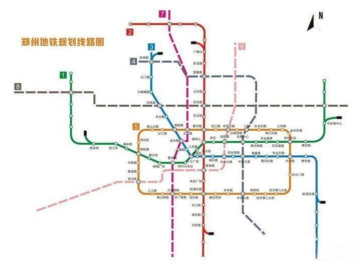 郑州地铁7、8号线即将开通，交通格局大变样！
