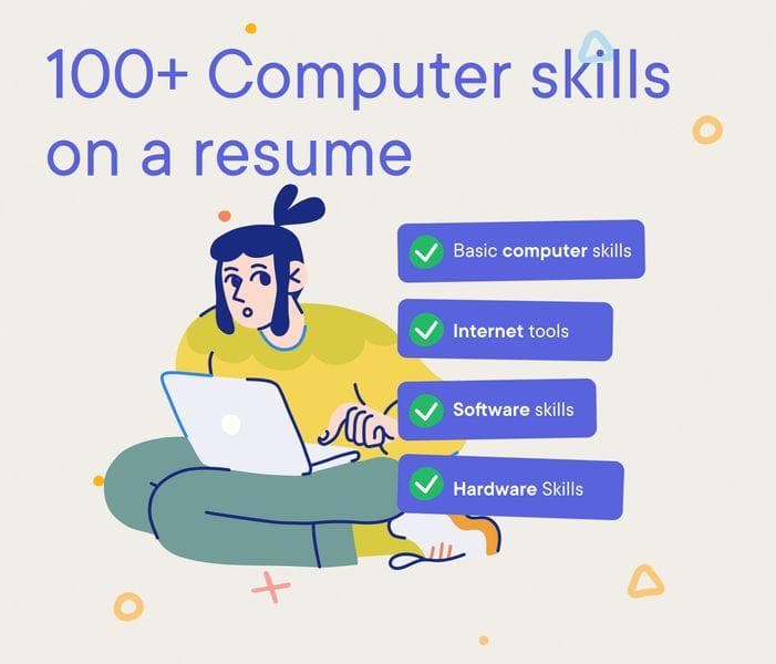 简历中的 100 多项计算机技能：列出哪些内容以及修改哪些地方