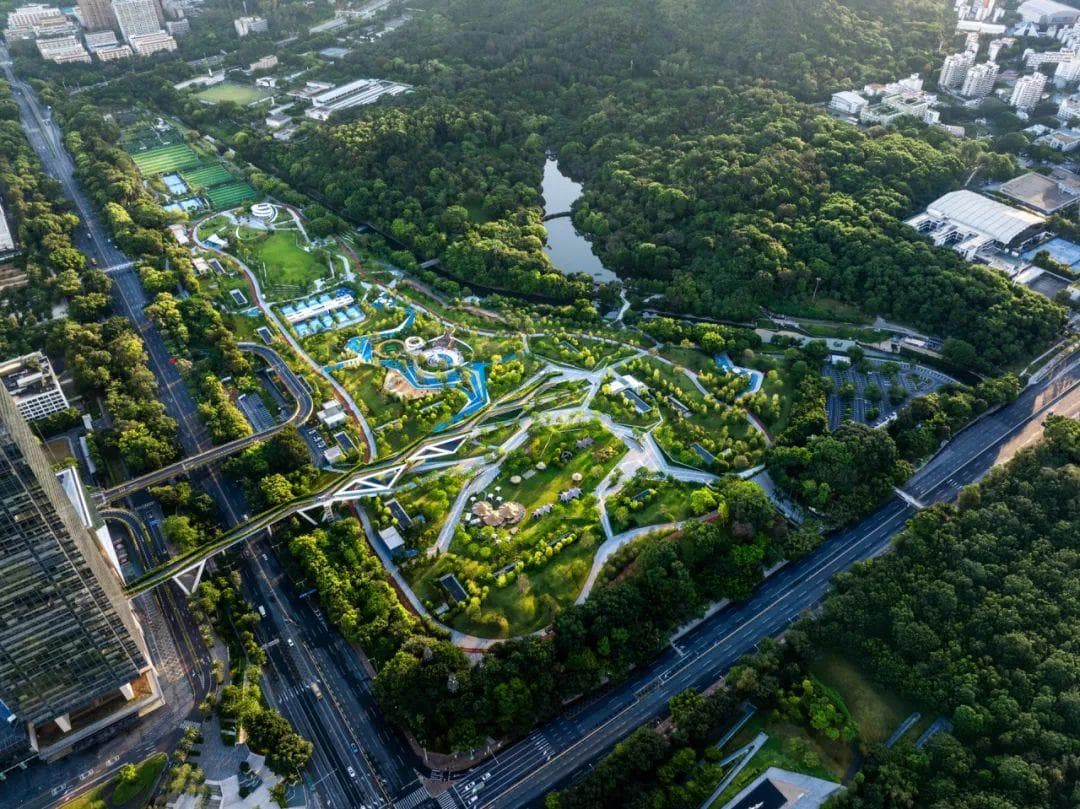 深圳笔架山体育公园：活力山水，脉动星河