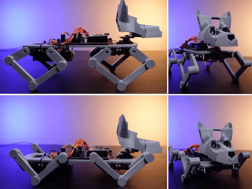 制作一只3D打印的遥控机器狗
