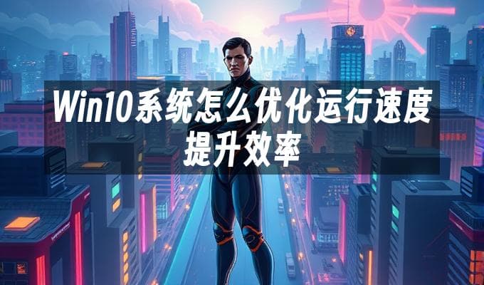 Win10系统怎么优化运行速度提升效率