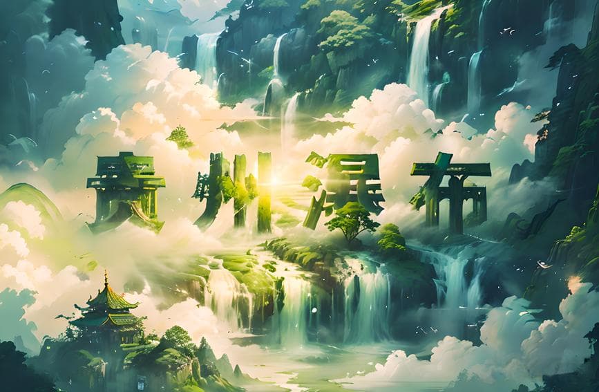 AI贵州有多彩·视界 | 悬泉圣地 飞瀑流珠