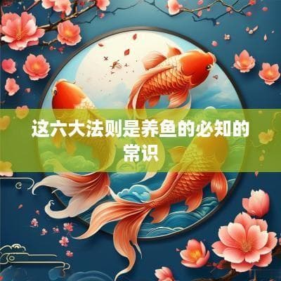 养鱼必知的六大法则
