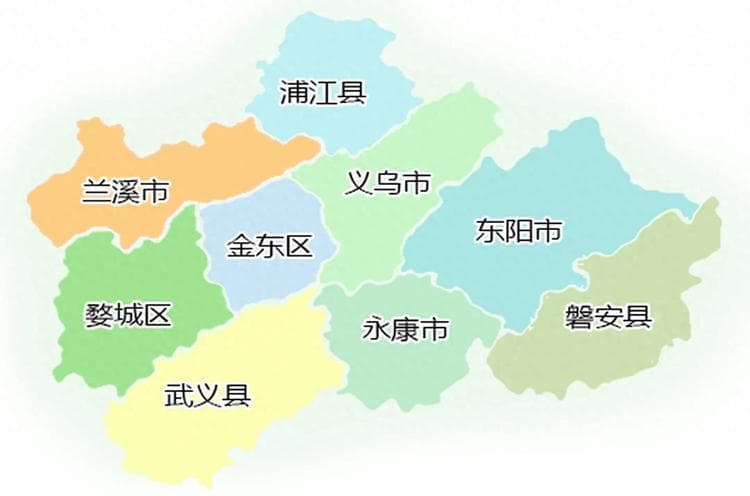 2024年金华各区县GDP：义乌超2500亿，东阳险胜婺城，武义第7