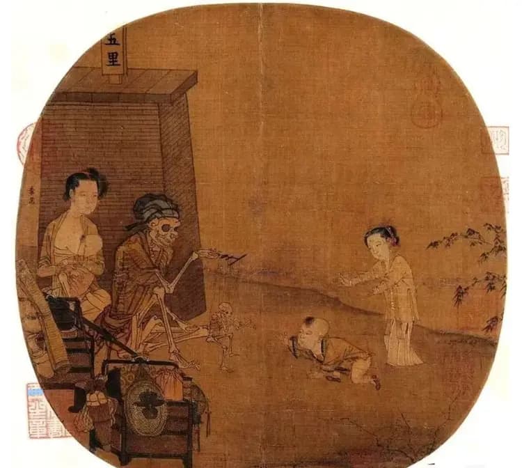 《骷髅幻戏图》：800年前的诡谲之作，至今迷雾重重