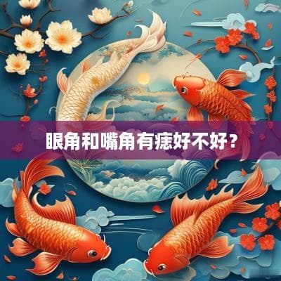 眼角和嘴角有痣好不好？