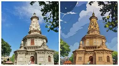 如何将普通照片变成卡通插画图片素材？
