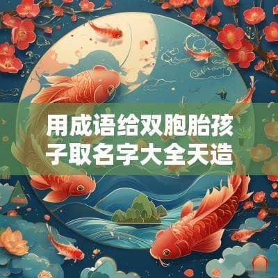 用成语给双胞胎孩子取名字大全：天造地设的双胎宝宝起名技巧