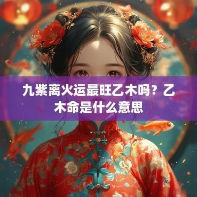 九紫离火运最旺乙木吗？乙木命是什么意思