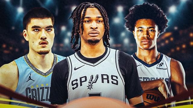 NBA新一期新秀实力排名：马刺4号秀牢牢占据第一，文班伤后他崛起