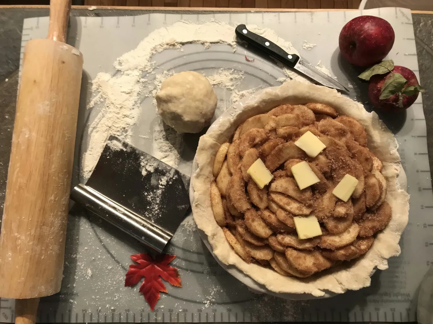 周末烘焙时光：肉桂苹果派的神仙做法