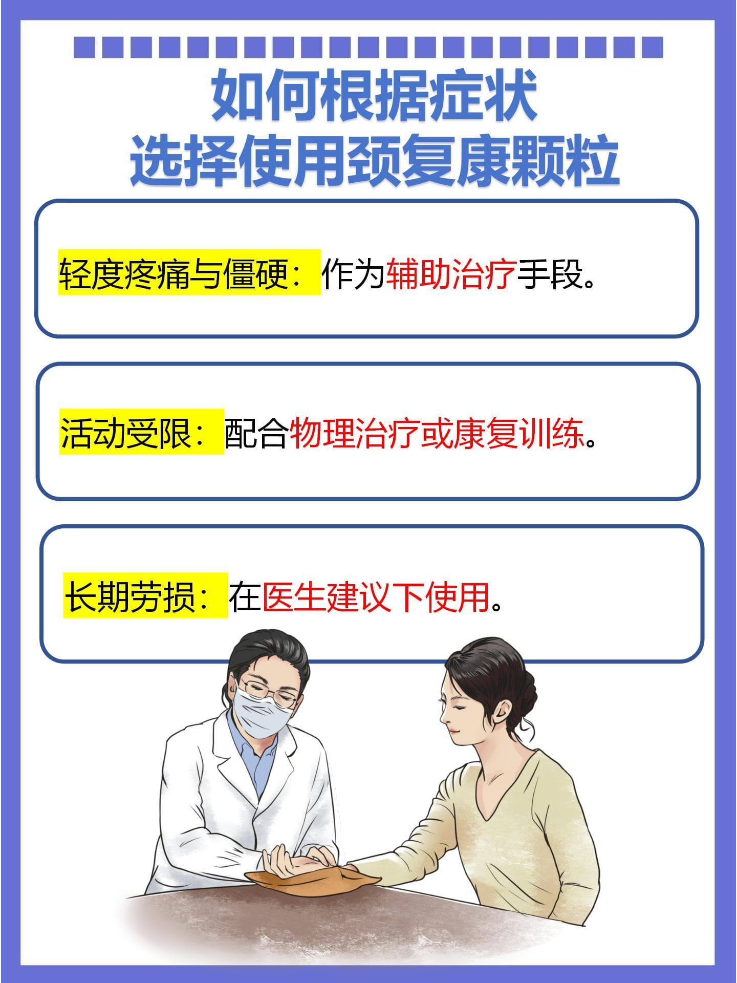 颈复康颗粒联合三法保健，有效缓解颈椎不适