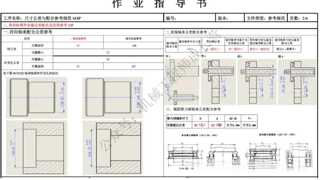 机械设计中尺寸公差与配合的选择指南