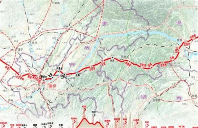 宜昌至重庆将实现2小时通达，沿江高铁宜涪段开工