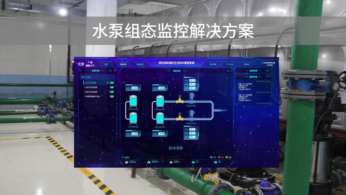水泵组态监控系统功能应用