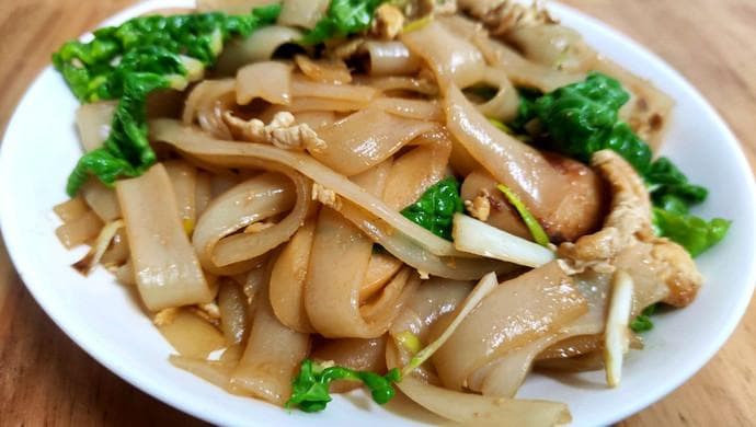 超简单家常炒河粉