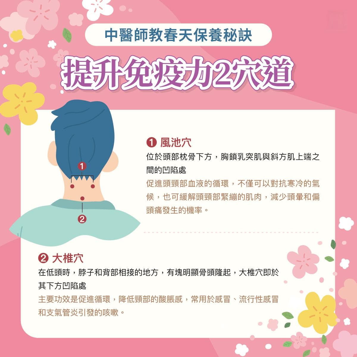 中医推荐三种春季简易养生法：按摩穴位提升免疫力，避免过劳是关键