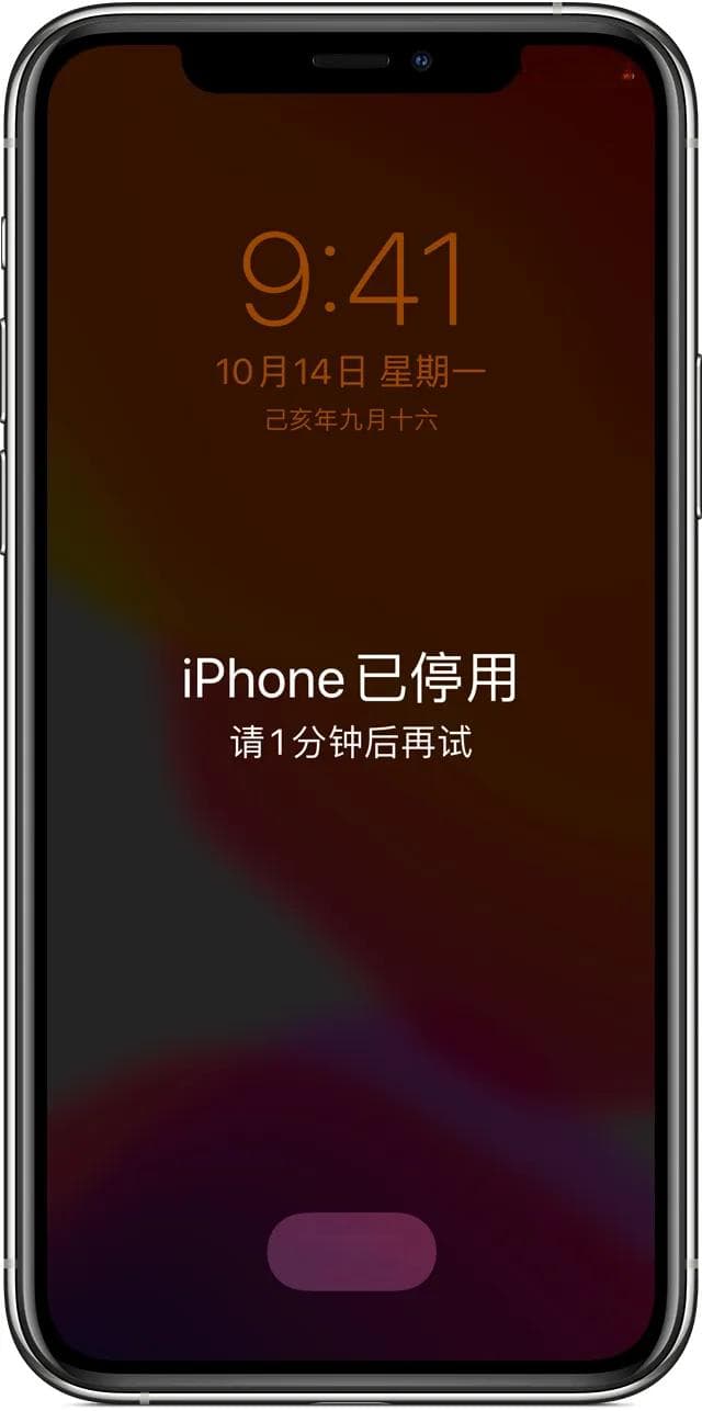 如果你忘记了 iPhone 密码或 iPhone 被停用了