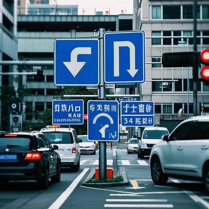 交警提示：在5个地方看到左转标志时不能掉头，否则直接扣6分，你被罚过吗？