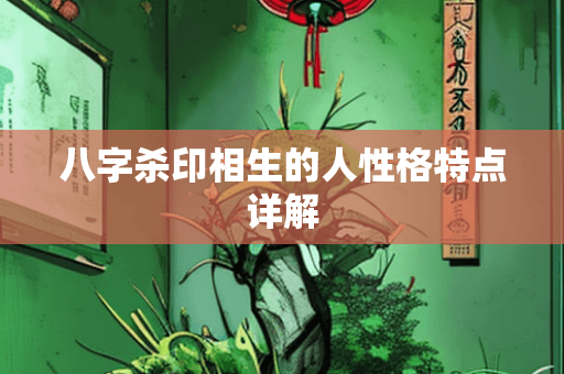 八字杀印相生的人性格特点详解