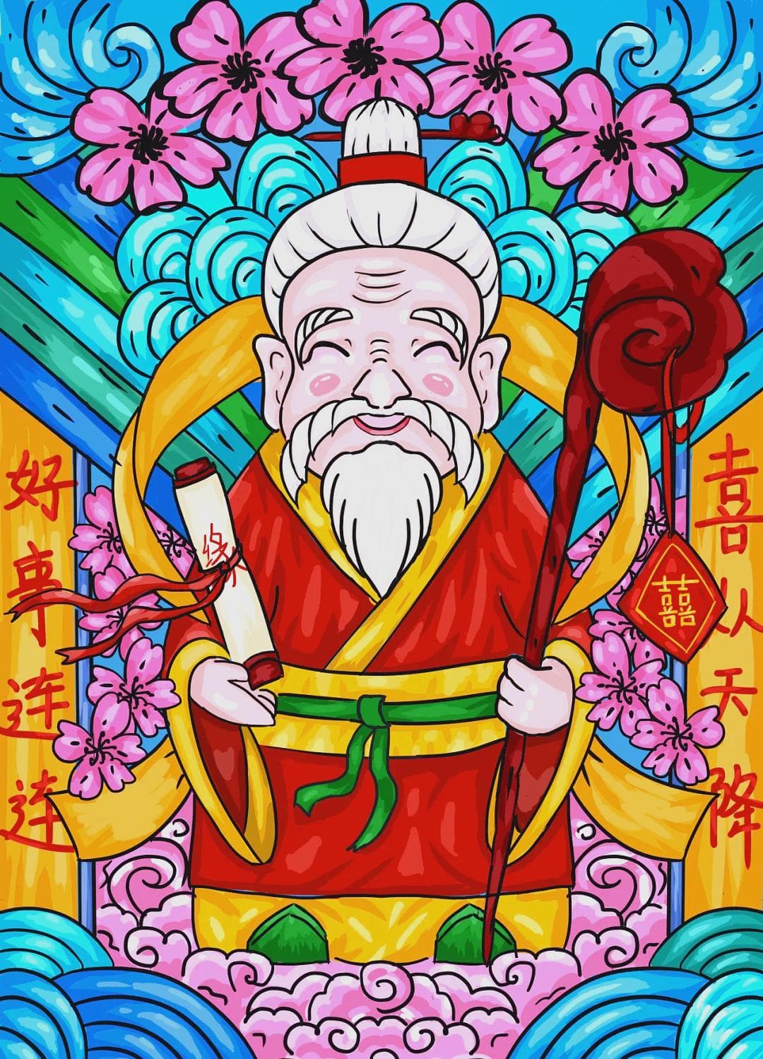 道教中的姻缘神祇：月老与和合二仙的比较与选择