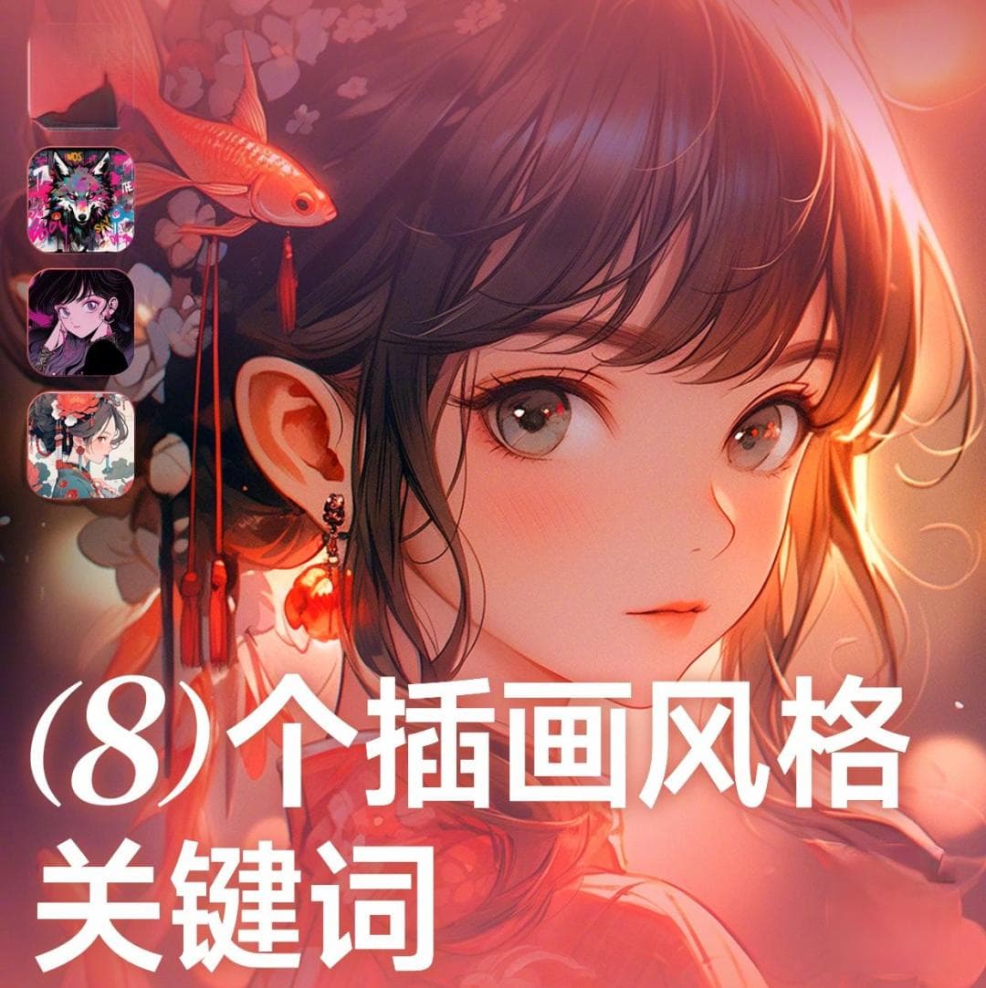 AI绘画Prompt灵感！实用插画风格关键词合集