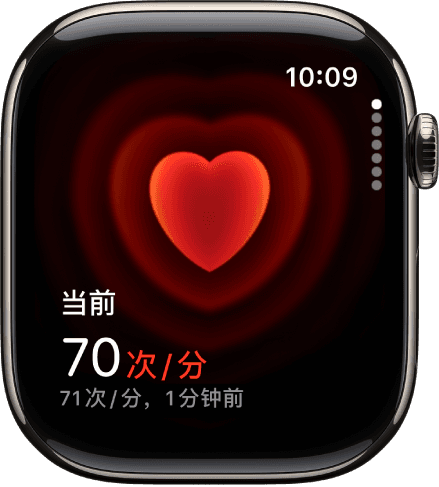 在 Apple Watch 上检查心率