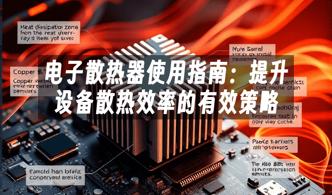 电子散热器使用指南：提升设备散热效率的有效策略