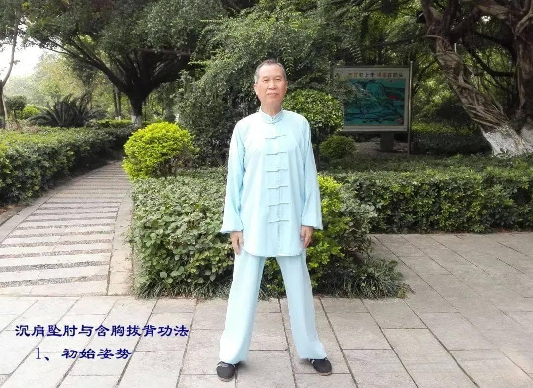 含胸拔背与沉肩坠肘功的细化练法