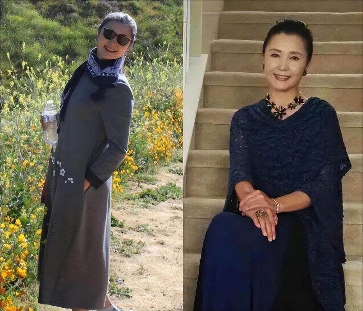 都是65岁+，看了肖雄，再看姜黎黎：才明白发型和穿搭的重要性