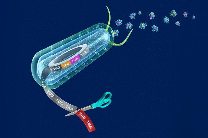 基因组重编码生物体“赭石”诞生，有助理解遗传密码可塑性