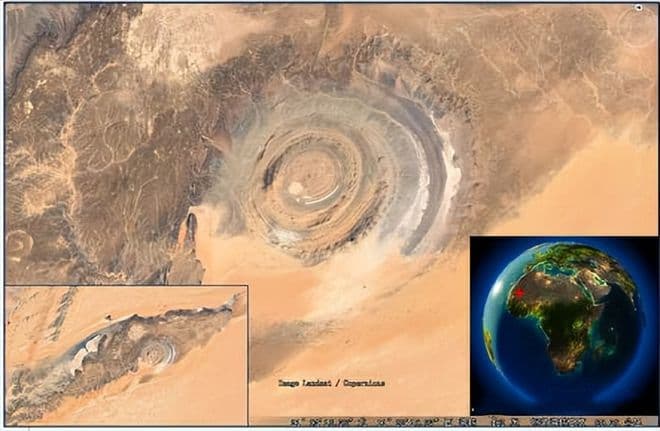 据卫星拍摄 古代人有10万人曾在撒哈拉沙漠生活