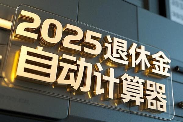 2025退休金自动计算器：退休金计算方法详解