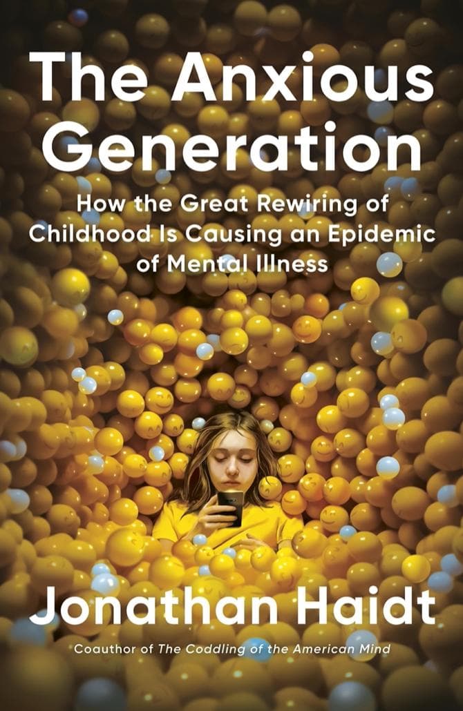 纽大社会心理学教授：手机里泡大的孩子们，终于把自己熬成了“焦虑的一代”