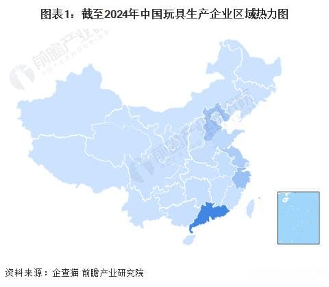 2024年中国玩具行业区域竞争格局分析 广东竞争优势明显【组图】