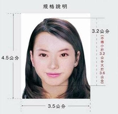 日本签证照片尺寸要求详解
