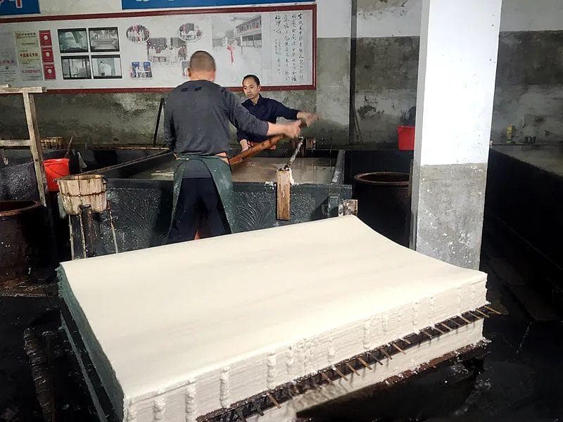 宣纸传统制作技艺专题：捞纸工序详解