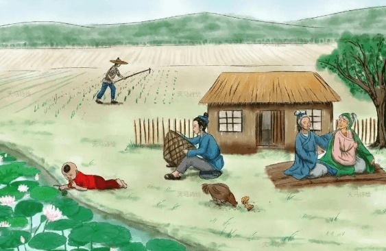 辛弃疾《清平乐·村居》赏析：最喜小儿亡赖，溪头正剥莲蓬