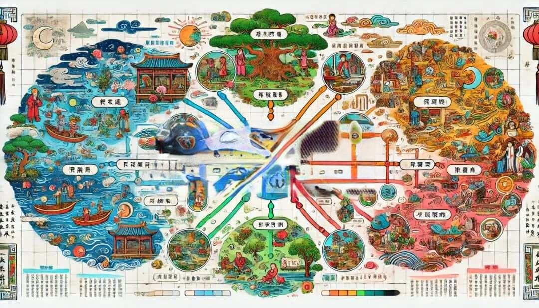 古人的十二时辰知识思维导图